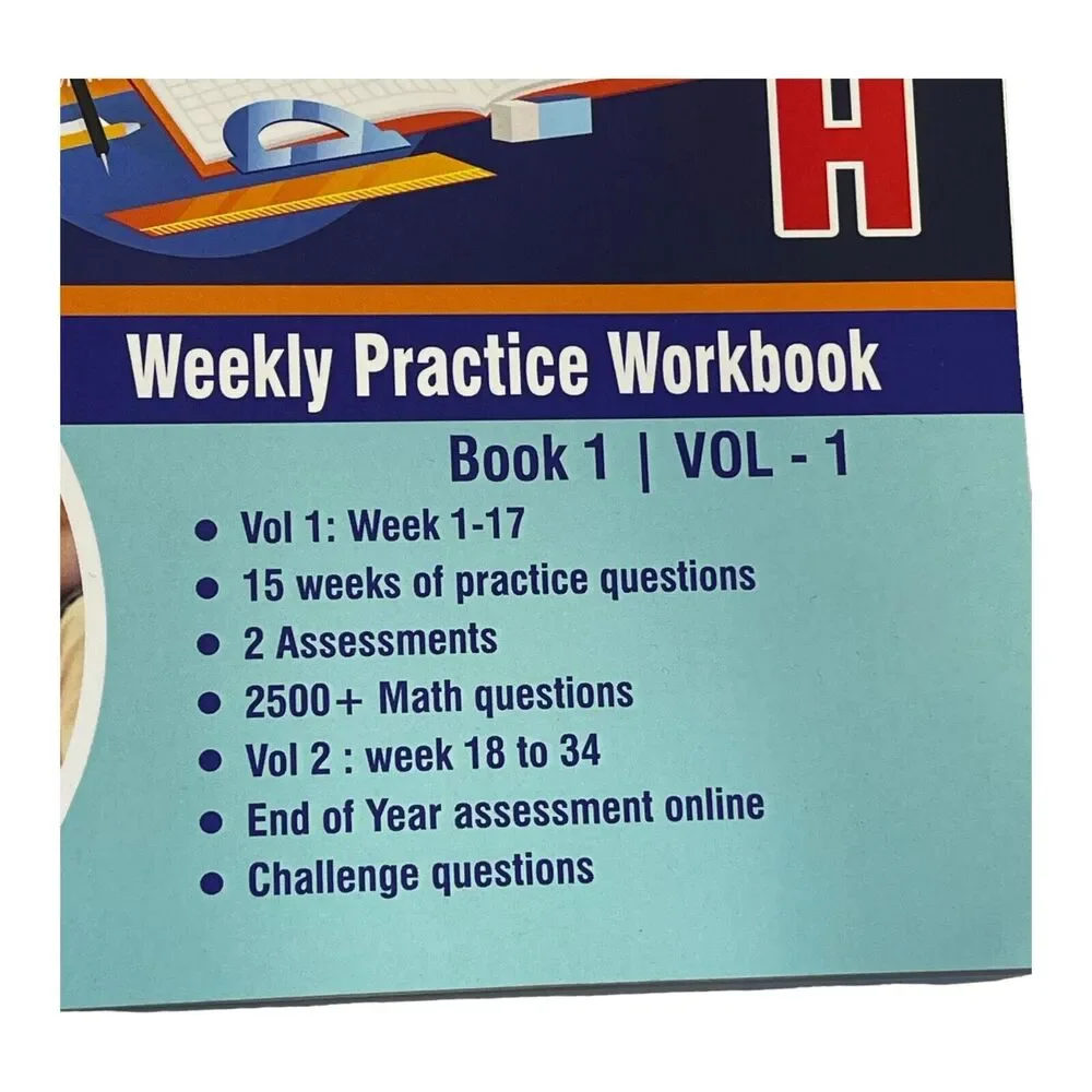 Test Prep 5th Grade Math Workbook - Blue Cover - Picture 9 of 9